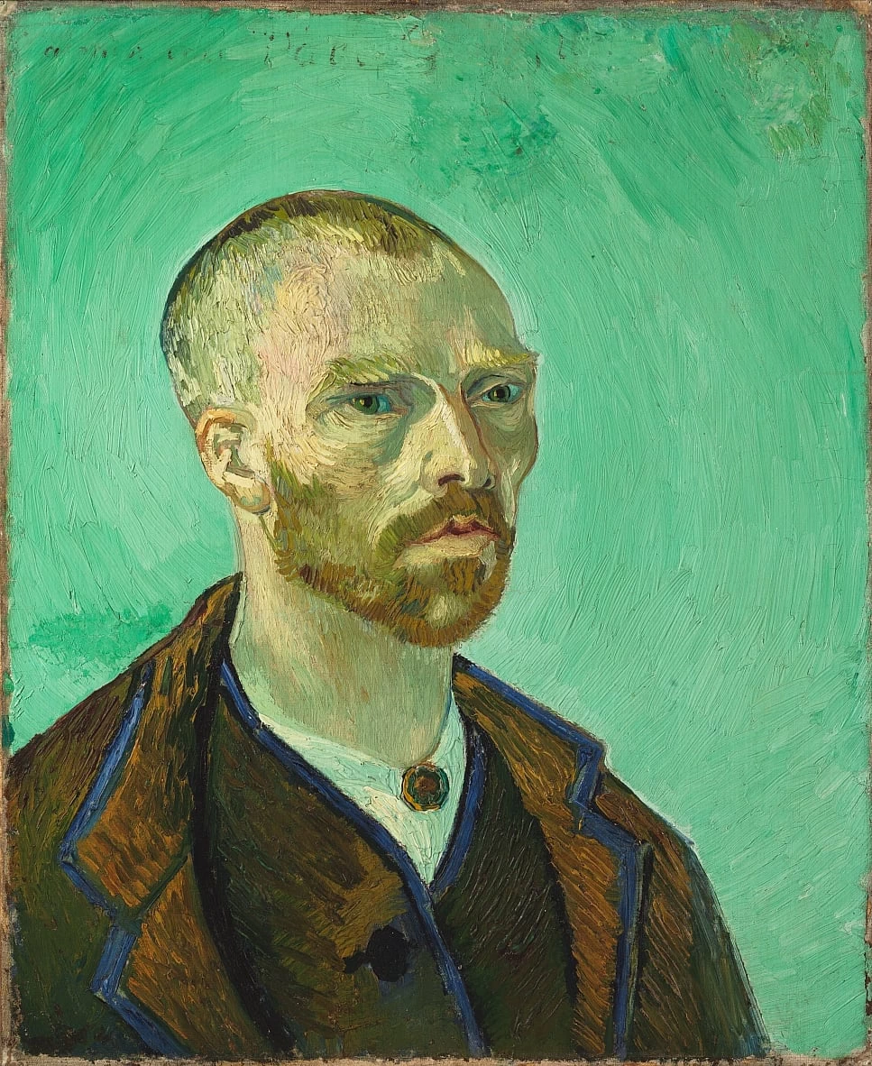  7-Vincent van Gogh-Autoritratto (dedicato a Paul Gauguin) , 1888 